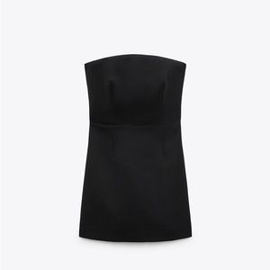 Zara black mini dress